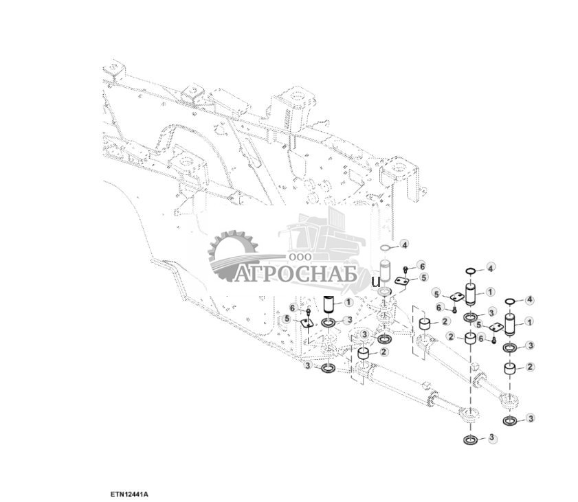 Штифты и втулка цилиндра рулевого управления, без смазки - ST829199 539.jpg
